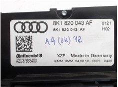 Recambio de mandos climatizador para audi a4 avant (8k5) referencia OEM IAM 8K1820043AF XA2C37833400 