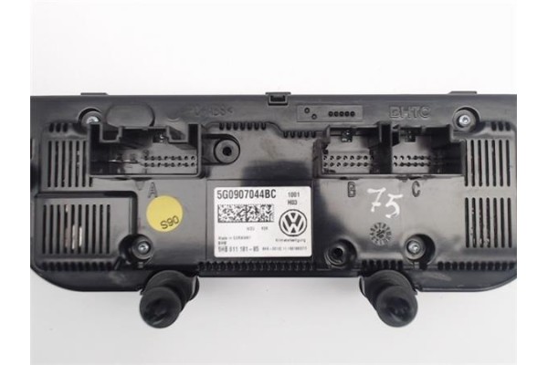 Recambio de mandos climatizador para volkswagen golf vii (5g1/be1) referencia OEM IAM (5G0907044BC) (5HB011181-85) 