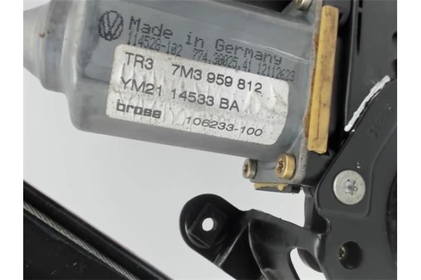 Recambio de mecanismo elevalunas trasero derecho para seat alhambra (7v9) referencia OEM IAM 7M3959812  