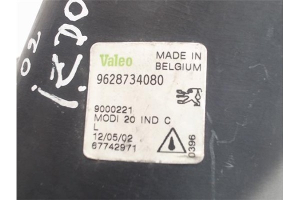 Recambio de faro antiniebla izquierdo para peugeot 206 referencia OEM IAM  9628734080 