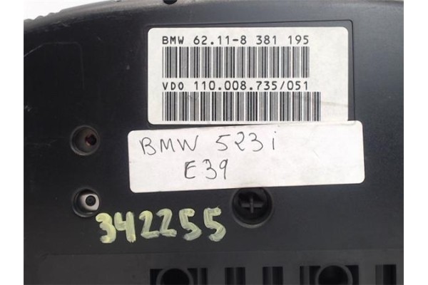 Recambio de cuadro completo para bmw serie 5 berlina (e39) 2.5 523i referencia OEM IAM 62118381195 110008735051 