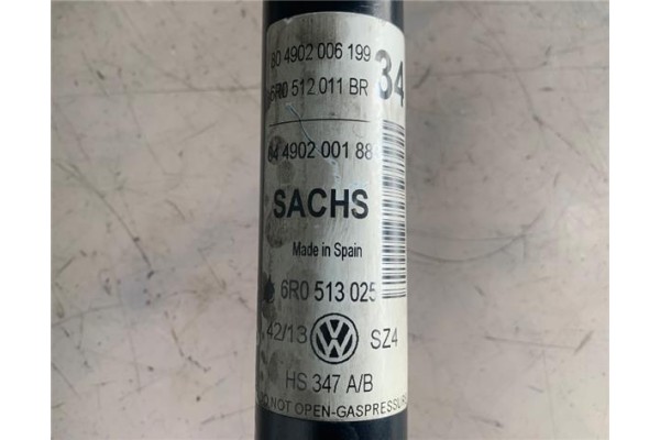 Recambio de amortiguador trasero izquierdo para volkswagen polo v (6r1) 1.2 sport referencia OEM IAM 6R0513025AH MA00030 6Q05130