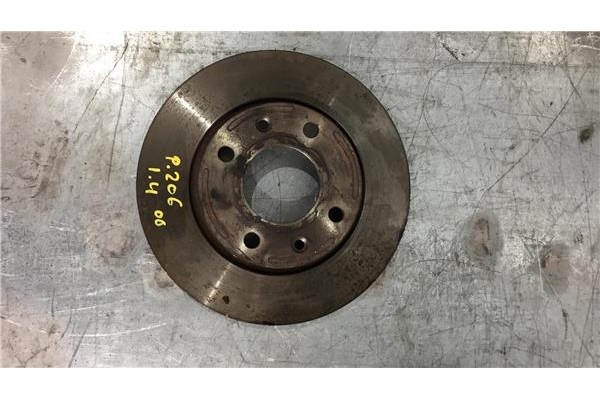 Recambio de disco freno delantero para peugeot 206 berlina (1998) 1.4 i referencia OEM IAM   