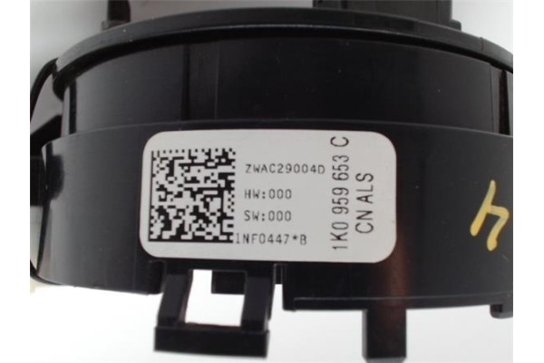 Recambio de anillo contacto volante para seat altea xl (5p5)(10.2006) 1.9 tdi referencia OEM IAM 1K0959653 ZWAC29004D 1K0959653C