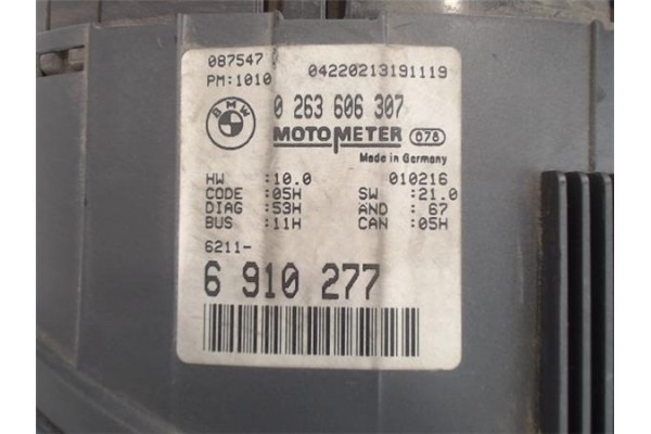 Recambio de cuadro completo para bmw serie 3 coupe (e46) referencia OEM IAM   