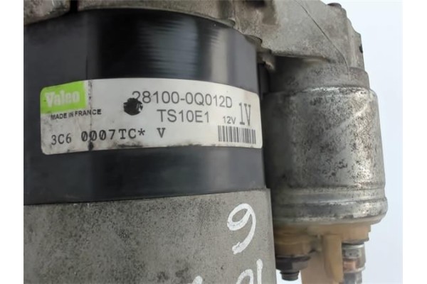 Recambio de motor arranque para peugeot 107 1.0 básico referencia OEM IAM 281000Q012D  