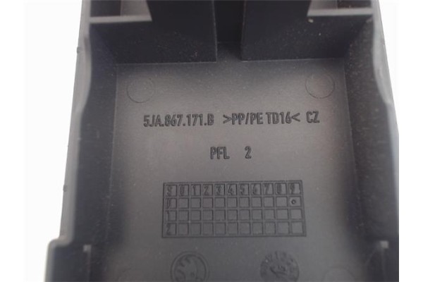 Recambio de mando elevalunas trasero derecho para skoda rapid (nh) referencia OEM IAM 5JA867171B  