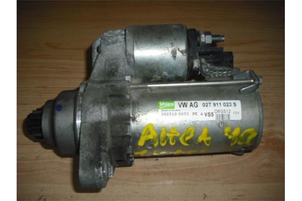 Recambio de motor arranque para seat altea (5p1)(03.2004) 1.4 tsi referencia OEM IAM 02T911023S D6GS12 