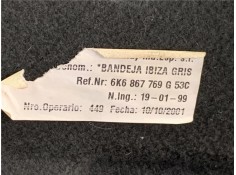 Recambio de bandeja trasero para seat ibiza (6k1) 1.4 referencia OEM IAM 6K6867769G 6K6867769 
