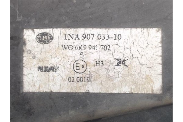 Recambio de faro antiniebla derecho para seat toledo (1l) referencia OEM IAM 90703310  