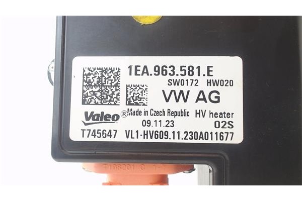 Recambio de resistencia calefaccion para ford explorer (ctw) híbrido st-line plug-in-hybrid 4x4 referencia OEM IAM 1EA963581E  