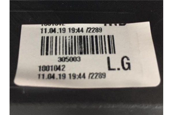 Recambio de reposabrazos para toyota c-hr (x10) 2.0 hibrido referencia OEM IAM 305003 1001042 