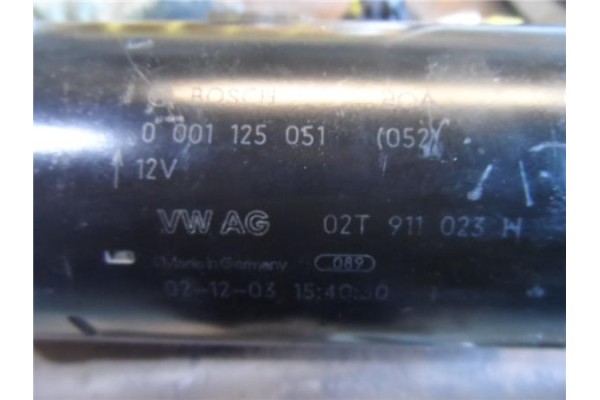 Recambio de motor arranque para seat ibiza (6l1) 1.4 stella referencia OEM IAM 02T911023H 0001125051 2T911023C , AUDI | 2T911023