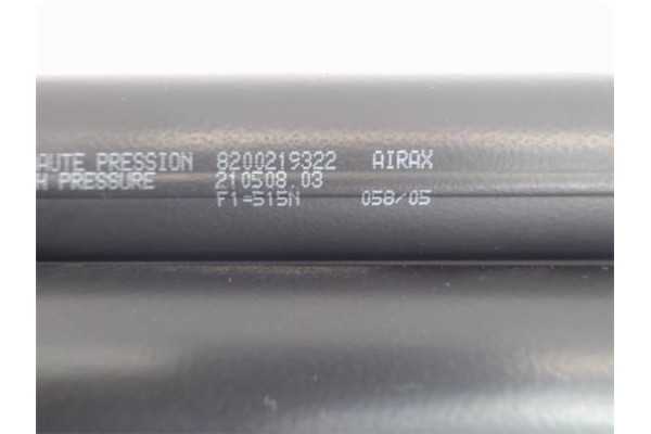 Recambio de amortiguador porton para renault modus i 1.5 dci (fp0d, jp0d) referencia OEM IAM 8200219322  
