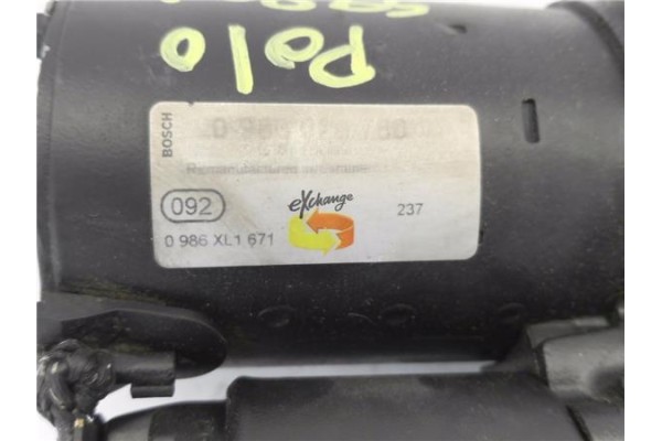 Recambio de motor arranque para volkswagen polo iv (9n1) 1.2 12v referencia OEM IAM 986020780 25286 