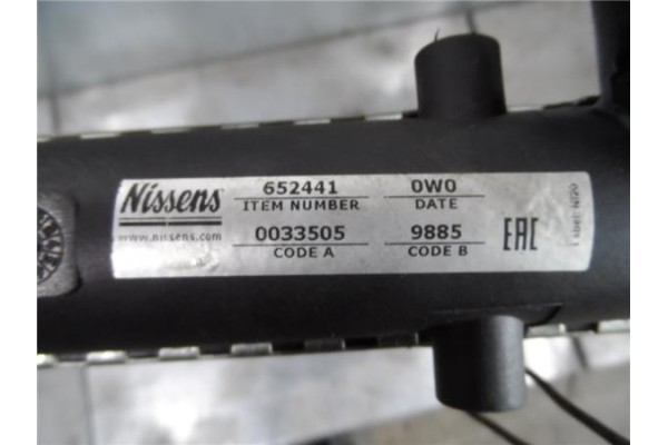 Recambio de radiador para seat ibiza (6k1) 1.9 glx referencia OEM IAM 6K0121253J  