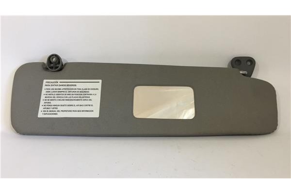 Recambio de parasol derecho para hyundai h-1 starex 2.5 crdi referencia OEM IAM 852024A640CI  