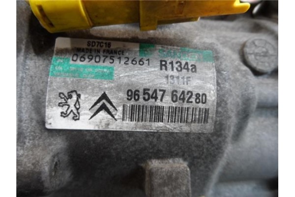 Recambio de compresor aire acond. para peugeot 407 sw 2.0 premium referencia OEM IAM 9654764280 SD7C16 1311F 9656574080 , CITROË