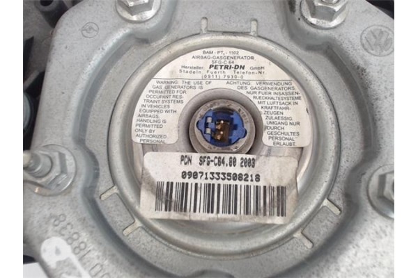 Recambio de airbag volante para volkswagen polo iv (9n3) referencia OEM IAM 0012W0FB63XH  