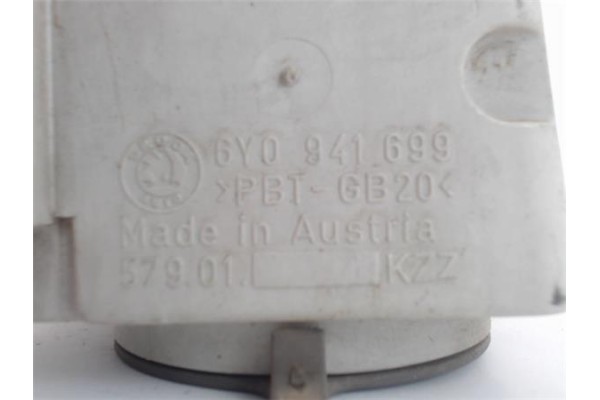 Recambio de faro antiniebla izquierdo para skoda fabia (6y2/6y3) referencia OEM IAM 6Y0941699 PBTGB20 6Y0941699A , AUDI