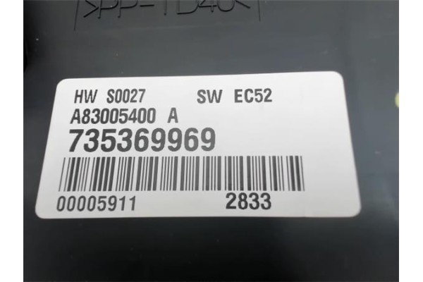 Recambio de mandos climatizador para lancia ypsilon (101) 1.2 referencia OEM IAM 735369969 A83005400 