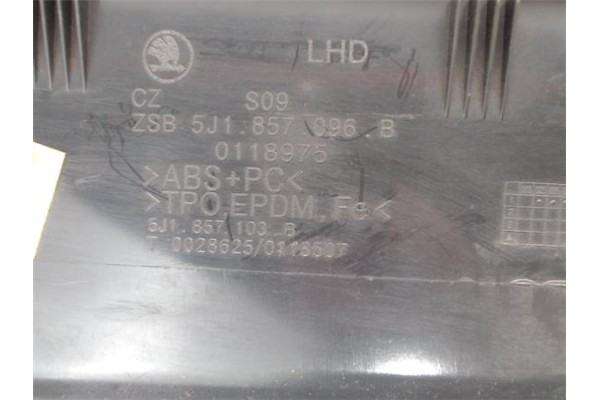Recambio de guantera salpicadero para skoda fabia (5j2) 1.2 referencia OEM IAM 5J1857096B  