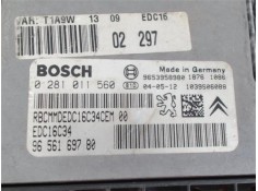 Recambio de centralita para peugeot 206 1.6 hdi 110 referencia OEM IAM 9656169780 0281011560 
