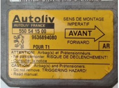 Recambio de centralita airbag para peugeot 206 1.4 i referencia OEM IAM 9636894080 5505415009 
