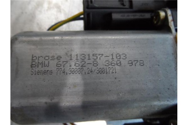 Recambio de mecanismo elevalunas delantero derecho para bmw serie 3 compacto (e36) 1.7 318tds referencia OEM IAM 67628360978 113