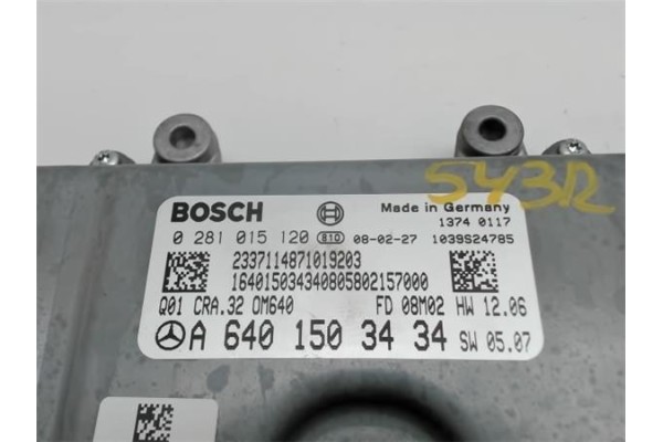 Recambio de centralita para mercedes-benz clase a (bm 169) 2.0 a 160 cdi exclusive edition (169.006) referencia OEM IAM A6401503