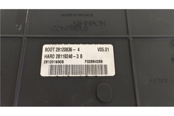 Recambio de caja fusibles/rele para citroen c4 grand picasso 1.8 i 16v referencia OEM IAM 28120193B F02664269 