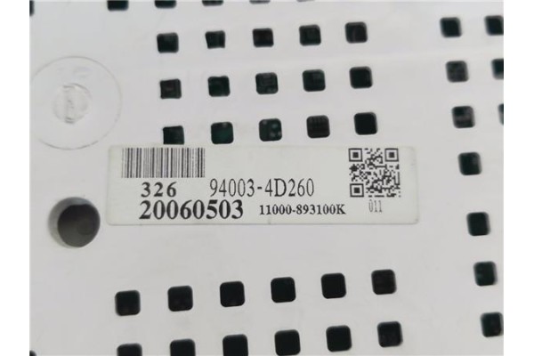 Recambio de cuadro completo para kia carnival 2.9 crdi referencia OEM IAM 940034D260  