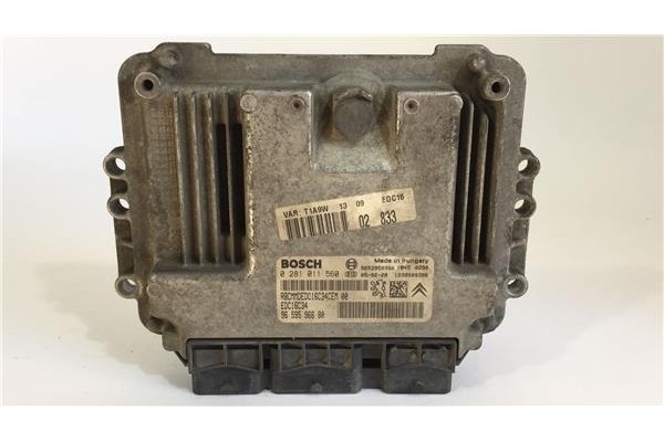 Recambio de centralita para peugeot 206 1.6 hdi 110 referencia OEM IAM 9656596680 0281011560 
