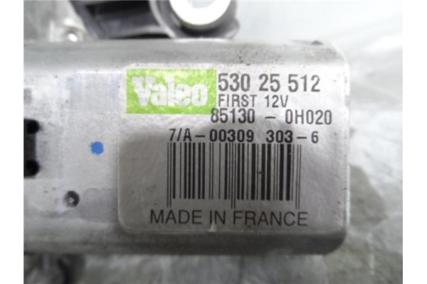 Recambio de motor limpiaparabrisas trasero para citroen c1 1.0 attraction referencia OEM IAM 851300H020 53025512 