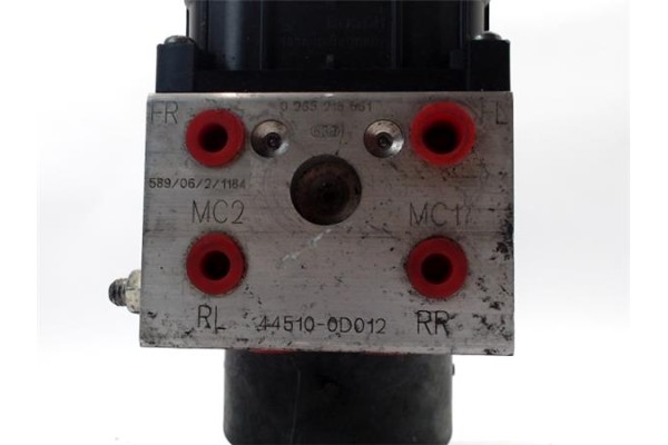 Recambio de nucleo abs para toyota yaris (ksp9/scp9/nlp9) 1.4 d-4d referencia OEM IAM 445100D0112 0265218661 