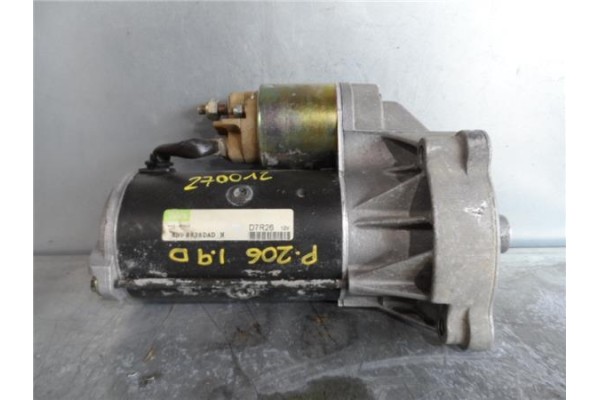 Recambio de motor arranque para peugeot 206 1.9 x-line referencia OEM IAM  D7R26 