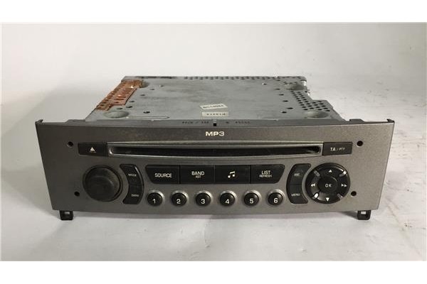Recambio de radio / cd para peugeot 308 sw 2.0 hdi referencia OEM IAM 96650206HX01  