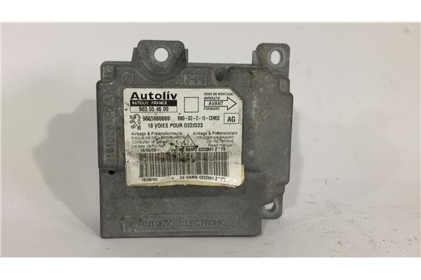 Recambio de centralita airbag para peugeot 407 sw 2.0 hdi 135 referencia OEM IAM 9655880880 603554600 