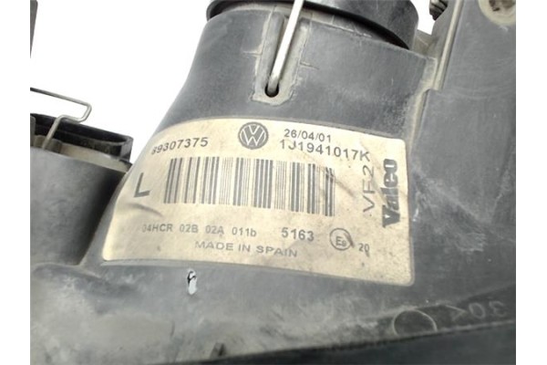 Recambio de faro delantero izquierdo para volkswagen golf iv berlina (1j1) referencia OEM IAM 1J1941017K 89307375 1J1941017B , A