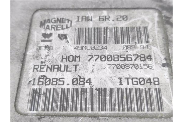 Recambio de centralita para renault twingo i (c06) 1.3 (c063/64) referencia OEM IAM 7700856784 IAW6R20 