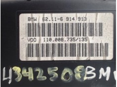 Recambio de cuadro completo para bmw serie 5 berlina (e39) referencia OEM IAM 62116914913 VDO110008735 