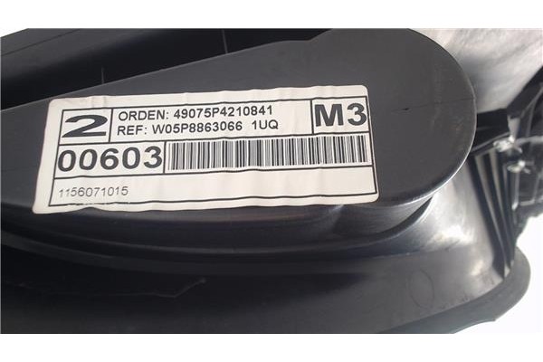 Recambio de airbag lateral trasero derecho para seat altea xl (5p5) 1.9 tdi referencia OEM IAM 5P08804421MM 49075P4210841 