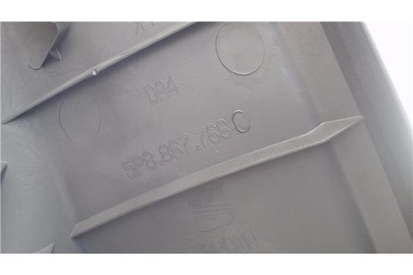 Recambio de airbag lateral trasero derecho para seat altea xl (5p5) 1.9 tdi referencia OEM IAM 5P08804421MM 49075P4210841 