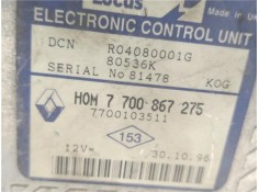 Recambio de centralita para renault megane i (ba0/1_) 1.9 dt (b/sa0k, b/sa0y) referencia OEM IAM 7700867275 R04080001G 