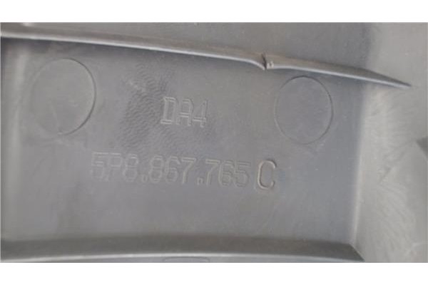 Recambio de airbag lateral trasero izquierdo para seat altea xl (5p5) 1.9 tdi referencia OEM IAM 5P08804411MM PLTW6PA6GF40 