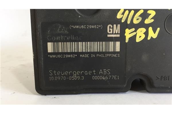 Recambio de nucleo abs para opel astra h berlina 1.7 cdti referencia OEM IAM 10020700244 13157576 