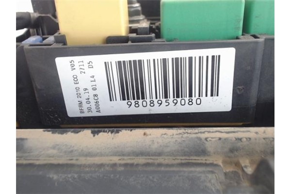 Recambio de caja fusibles/rele para citroen jumpy furgón 2.0 club m referencia OEM IAM 9808959080  