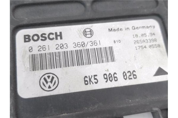 Recambio de centralita para seat ibiza (6k1) 1.4 i referencia OEM IAM 6K5906026 0261203360  Recambio de centralita para seat ibiza (6k1) 1.4 i referencia OEM IAM 6K5906026 0261203360