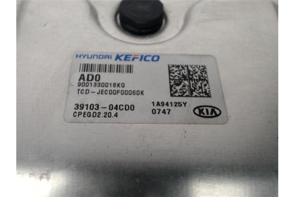 Recambio de centralita encendido para kia ceed (jd) 1.0 drive referencia OEM IAM 39103-04CD0 1A94125Y 