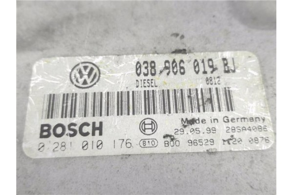 Recambio de centralita para volkswagen passat berlina (3b2) 1.9 tdi referencia OEM IAM 038906019BJ 0281010176  Recambio de centralita para volkswagen passat berlina (3b2) 1.9 tdi referencia OEM IAM 038906019BJ 0281010176